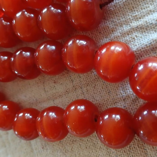 Mastic Bakelite Worry Beads with Silver Elements Like New
