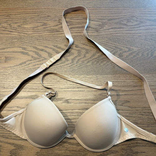 Sielei Beige Push Up Multifunctional Bra like new with removable pads