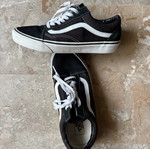 Vans Old Skool sneakers, size 42, black and white