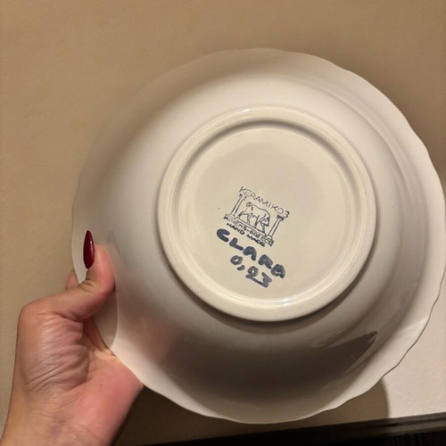 Ceramic platter Clara used