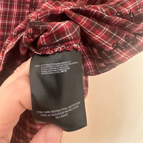Mexx women's blouse like new, size M, black and red