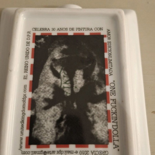 DPR One Fuckin’ Dolla limited edition porcelain ashtray 2010