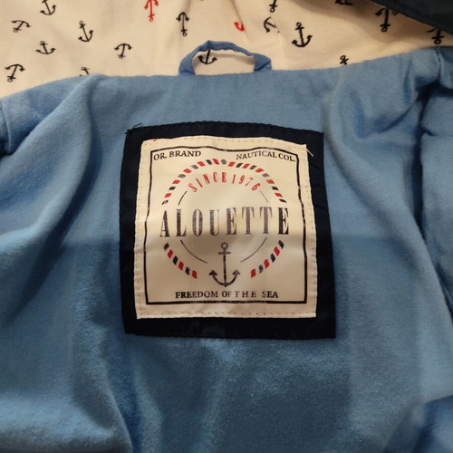 Boys' jacket used, size 98 cm, blue