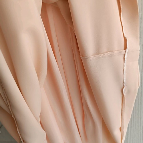 BSB Maxi Occasional Dress like new, beige and pink with fringes