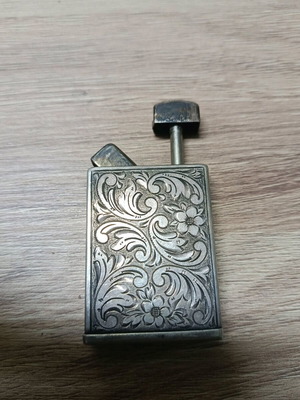 Silver 935 Amor lighter used, collectible item