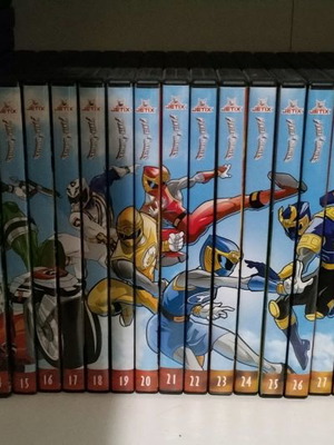 Power Rangers σειρά DVD 1-35 σε άριστη κατάσταση