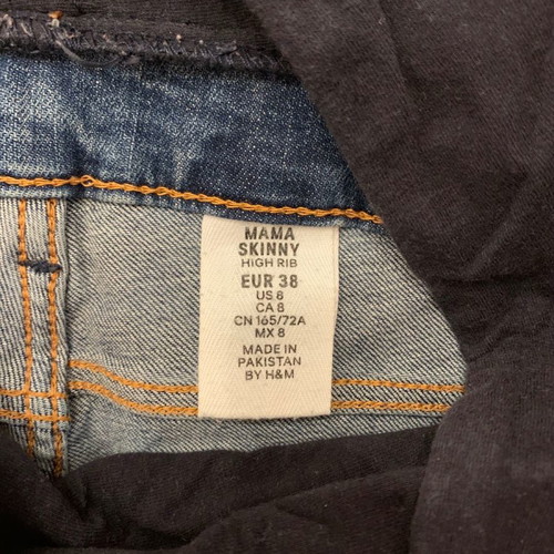 Maternity pants used H&M blue, size M