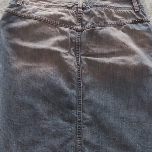 Sisley denim φούστα pencil midi σαν καινούργιο, μπλε, μεγέθη M-L