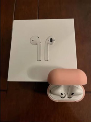 AirPods 2ης γενιάς σαν καινούρια με θήκη φόρτισης και κουτί