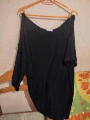 Μπλούζα φόρεμα Zara μαύρο XL σαν καινούργιο