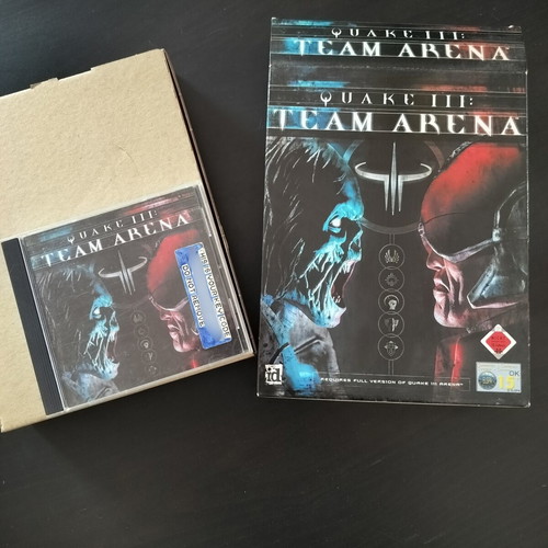 Quake III Team Arena PC Big Box complete
