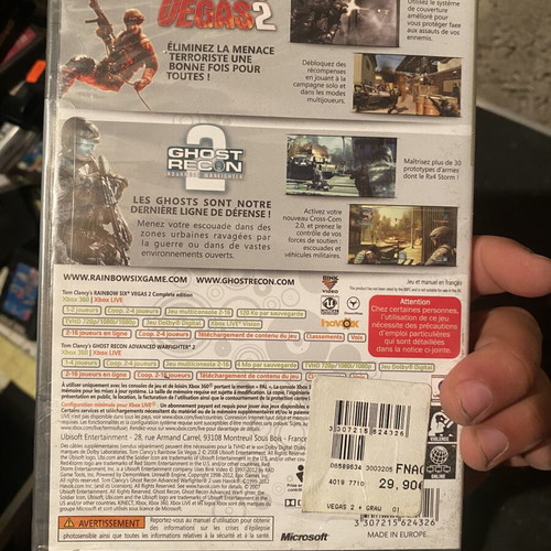 Tom Clancy's Rainbow Six Vegas 2 and Ghost Recon 2 double pack Xbox 360