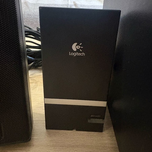 Logitech X-240 ηχεία υπολογιστή μεταχειρισμένα, σετ με subwoofer και χειριστήριο
