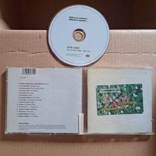 Various Different Colours Different Shades 1978-1992 The Factory Story Part Two CD like new
