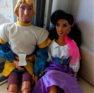 Disney κούκλες barbie Esmeralda και Phoebos