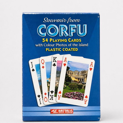 Corfu Playing Cards pack of 54, souvenir collectible
