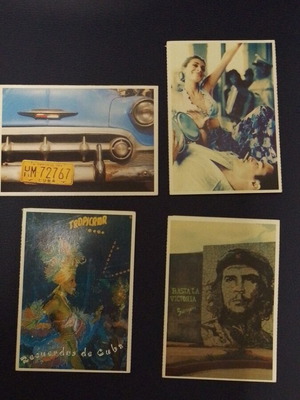 Cuba cards like new, pack of 4 from Stuyvesant 1998 contest