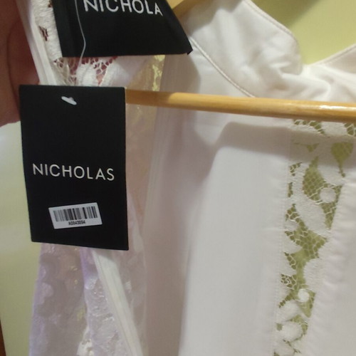 Nicholas λευκό φόρεμα με δαντέλα, νούμερο 12