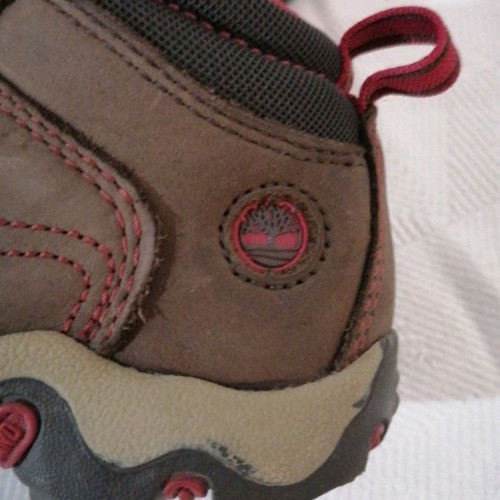Timberland leather boots used, brown, size 27