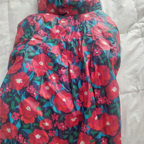 Dpam jacket for 8-year-old girl like new, blue and pink