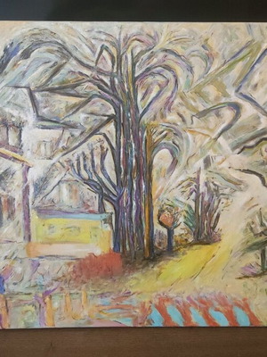 Original painting 70×50 cm abstract landscape new