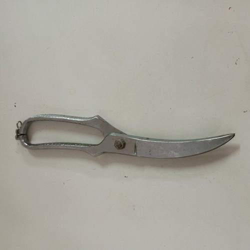 Metal kitchen scissors used, height 26 cm