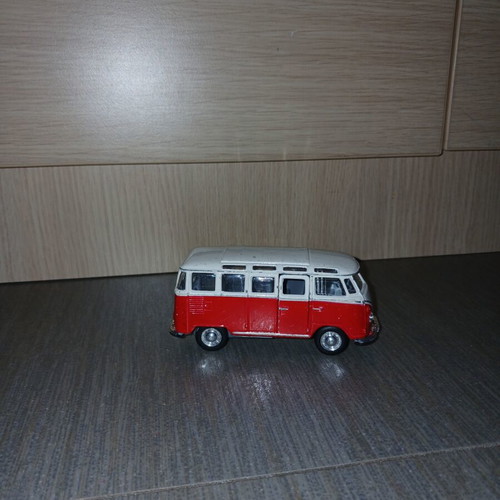 Volkswagen Transporter T1 collectible miniature like new, red and white