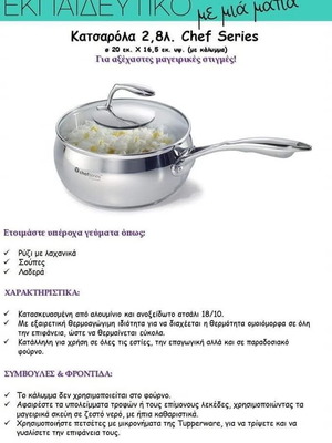Tupperware Chef Series 2.8L Pot new