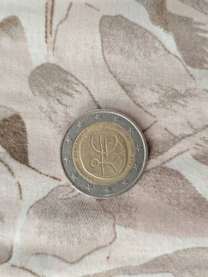 Commemorative 2 Euro Coin Greece used, ONE 1999-2009