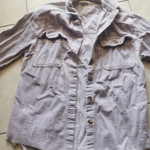 Zara corduroy shirt for girl size 164 like new, purple