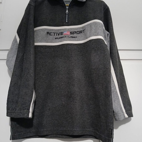 Bruebeck sweatshirt like new, black and gray, size M