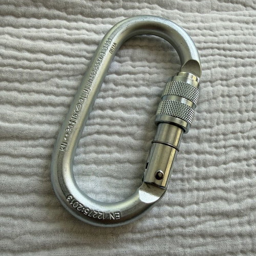 Steel Oval Pro Lock Carabiner CAMP