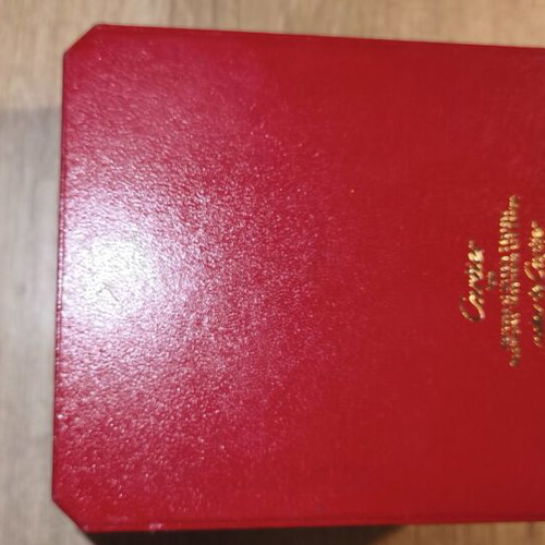 Vintage Cartier watch case used, box only