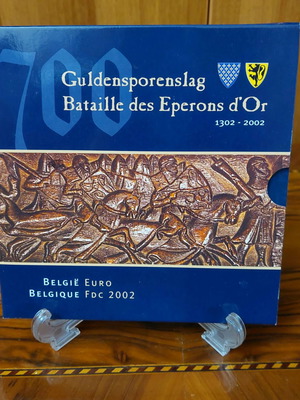 Belgium Euro FDC 2002 new, in triptych case