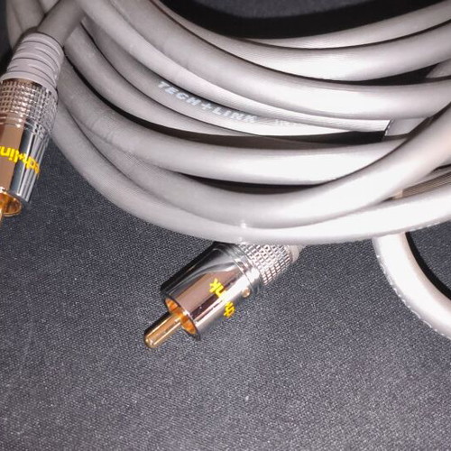RCA audio cable 5m like new with gold-plated contacts