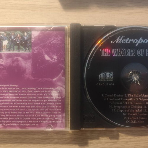 The Whores Of Babylon Metropolis CD 1994 gothic metal near mint