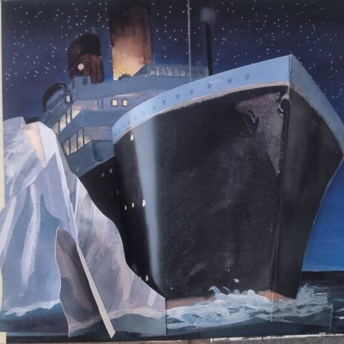 Titanic 3D book, the ship of dreams