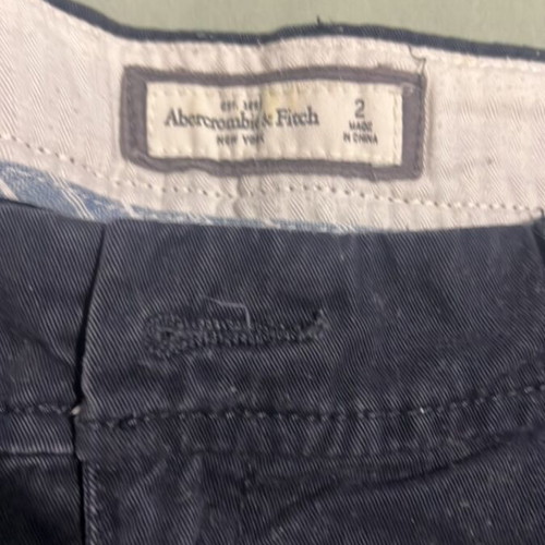 Abercrombie & Fitch short shorts, dark blue, XS