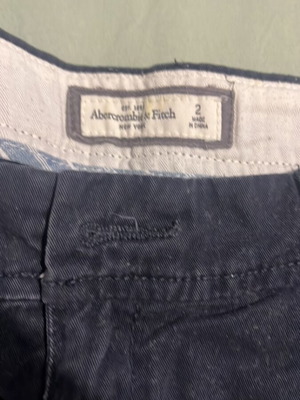 Abercrombie & Fitch short shorts, dark blue, XS