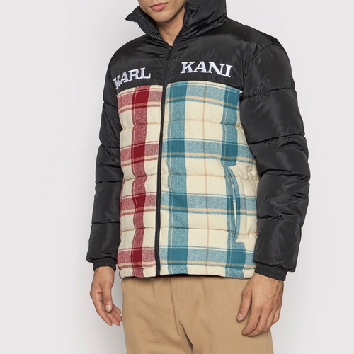Karl Kani Retro Block Puffer Jacket, men's size S