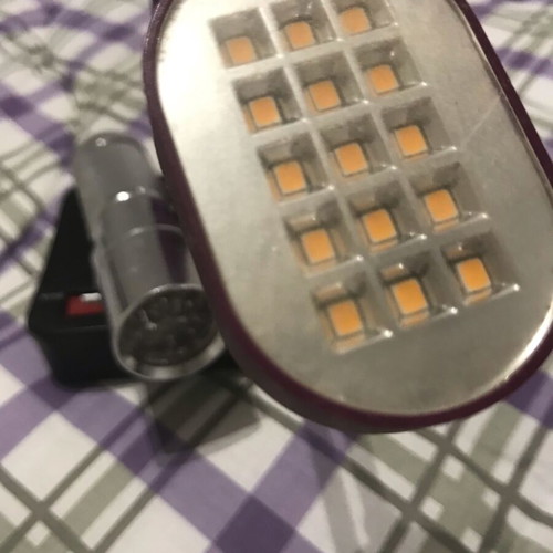 LED lights used with magnetic base, set of 3