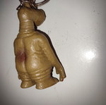 E.T. alien keychain used