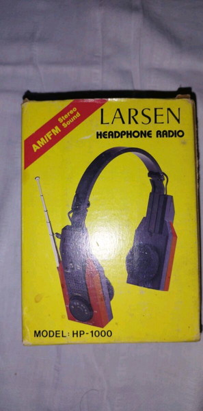 Vintage International Headphone Radio AM/FM Stereo HP-1000 Model NEW
