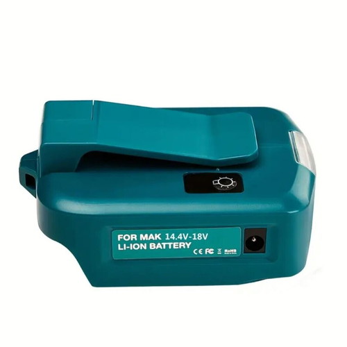 Led flashlight for Makita batteries new with two USB ports