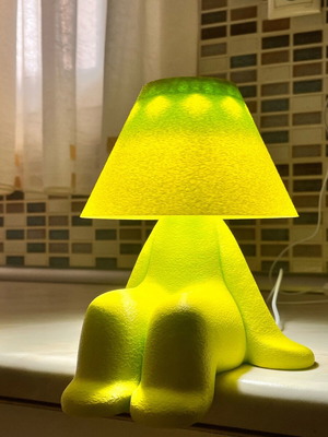 Sitting lamp made to order with bulb and USB cable