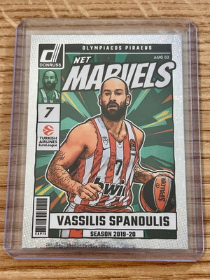 Κάρτα Βασίλης Σπανούλης Ολυμπιακός Marvels Panini Euroleague 2024-25 Νέα