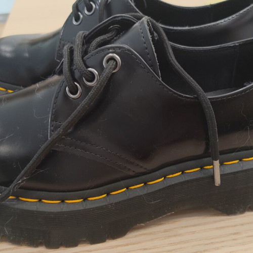 Dr. Martens Quad Platform shoes, size 38, black