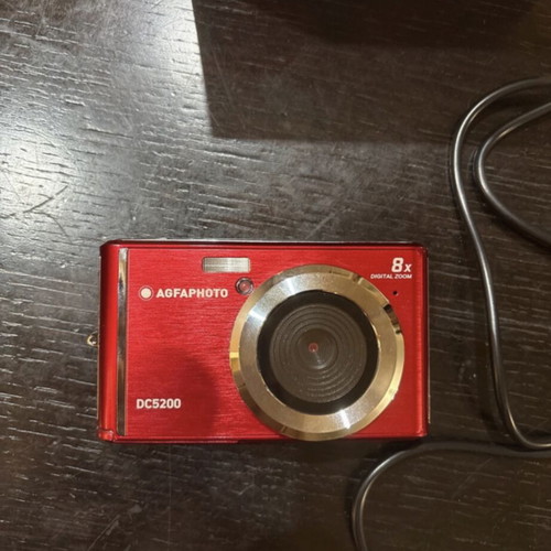 AgfaPhoto Realishot DC5200 compact digital camera, red