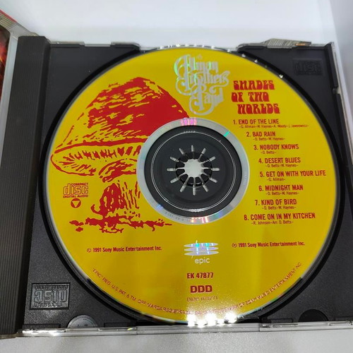 The Allman Brothers Band Shades Of The Woods CD like new, jazz