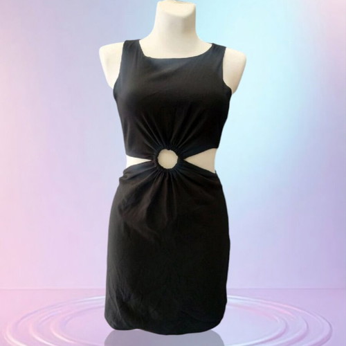 Zara summer mini dress black like new, size S